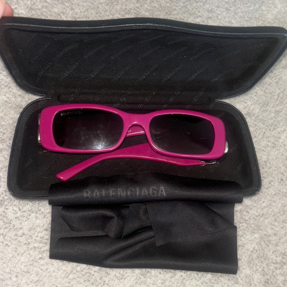 Balenciaga pink Fuchsia Sunglasses